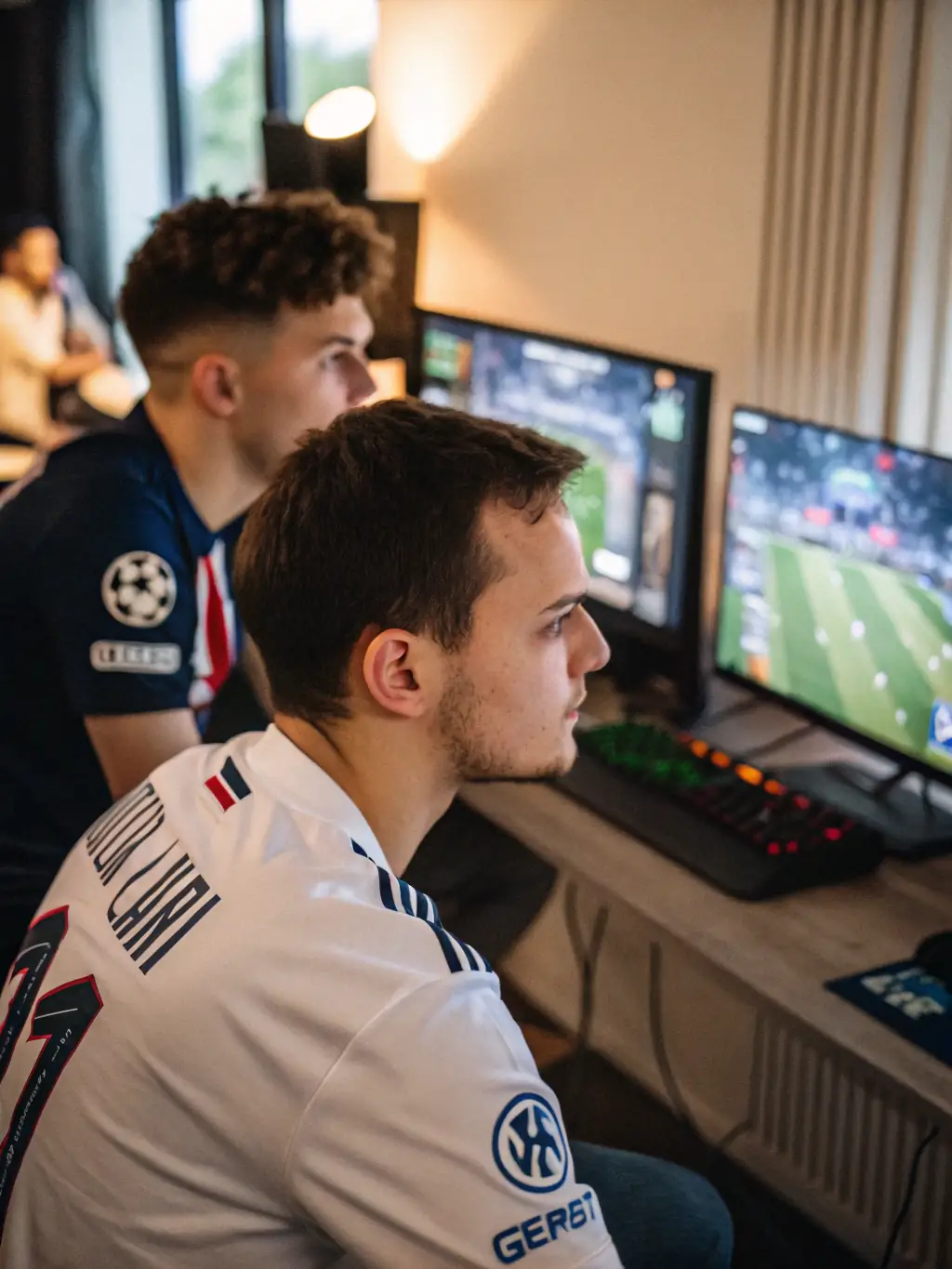 A photo of a GONEXTFAST mentorship program session, where experienced players guide and support newcomers.